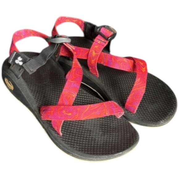 Chaco Z Cloud 2 Sandals - Limited WOODSTOCK Edition - Ascend Pink (Swirl) - 9 - Picture 3 of 11